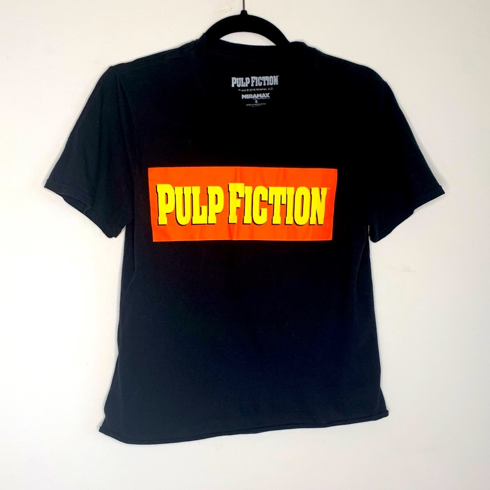 Pulp fiction graphic T-shirt